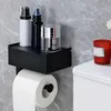 Černý nerezový držák toaletního papíru s dávkovačem na Náhled obrázku produktu 9