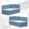 Boxspringbett BLANCA mit Topper und Bettkasten Einzelbett Produktbild-Vorschau 3
