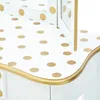 Schminktisch mit Hocker - Dots Gold Produktbild-Vorschau 8