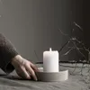 Storefactory Kerzenteller STORM natur glänzend | Ø 15x4 cm Produktbild-Vorschau 1