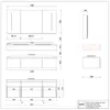KASR Badmöbel Set VISIA 140 cm Doppelwaschtisch Weiß / Produktbild-Vorschau 6