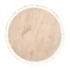 Volero - Teppich Hochflor Rund - Lofty Fringe Beige - Ø 100 Produktbild-Vorschau 7