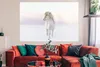 MuchoWow® Poster Weißes Isländerpferd im Schnee 180x120 cm Produktbild-Vorschau 2