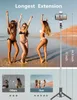 Selfie-Stick-Stativ mit 2 Fülllichtern, extra langes Produktbild-Vorschau 4