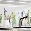 Küchenrückwand selbstklebend Glasoptik - KRÄUTERGLÄSER - Produktbild-Vorschau 1