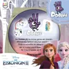 The image shows the packaging and characters from Disney's Frozen II, promoting the Dobble card game. Produktbild-Vorschau