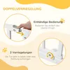 PawHut Hunde Türschutzgitter Treppenschutzgitter, 75-145 cm Produktbild-Vorschau 3