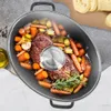 Brytfanna granitowa z pokrywką owalna gęsiarka GRANDE 12 l, Podgląd zdjęcia produktu 5