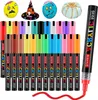 Montessa Acrylstifte Set, 36 Farben, Wasserfeste Marker für Produktbild-Vorschau 1