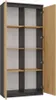 Büro-Regal RS-80 HEMN Anthrazit/Eiche Artisan Produktbild-Vorschau 4