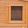 vidaXL Großer Kaninchenstall Kleintierhaus Hasenstall mit Produktbild-Vorschau 10