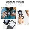 Kožené pouzdro na Samsung Galaxy Z Flip 5 s koženým pantem Náhled obrázku produktu 5
