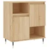 vidaXL Sideboards 2 pcs. chêne Sonoma bois composite Voir les images du produit 5