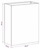 Kvetináč do záhrady, antracitová farba, rozmer 40 x 20 x 50 Náhľad obrázku produktu 7