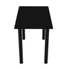 A black table with black legs on a white background. Náhľad obrázku produktu