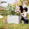 WOLTU Hochbeet, aus robustem Stahlblech mit stabilem Produktbild-Vorschau 2