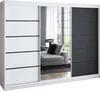 Schwebetürenschrank 200 cm, 3-türig, mit Spiegel & 4 Produktbild-Vorschau 2