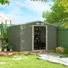 Outsunny Gerätehaus Geräteschuppen Gartenhaus Hellgrün 277 Produktbild-Vorschau 8