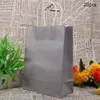 INF Papiertüten Geschenktüten mit Henkel 10er-Pack Grau Produktbild-Vorschau 5