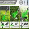 Akku-Rasentrimmer, elektrischer Rasenmäher, 2 Akkus, Produktbild-Vorschau 6