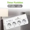 Inteligentná 4-cestná zásuvková lišta Offgridtec + 2x USB-A Náhľad obrázku produktu 4