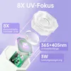 Handheld UV Lampe LED für nägel Gelnägel kabellos Mini USB Produktbild-Vorschau 5