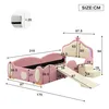 Polsterbett 90x200cm,Mit Multi-Mode-LED-Streifen, Produktbild-Vorschau 5