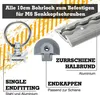 A collage of images showing different parts of a tie-down rail system, with text labels and descriptions. Produktbild-Vorschau