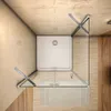 120cm Tür x 100cm Seitenwand H.195cm Pendeltür Duschkabine Produktbild-Vorschau 4