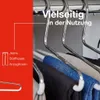 MAWA Hosenbügel, 25er-Set, rutschfest, 35 cm, Weiß, für Produktbild-Vorschau 4