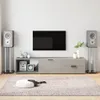 vidaXL Pied de haut-parleur 2 pcs. noir & argenté verre Voir les images du produit 2