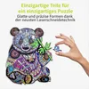 ACROPAQ - Holzpuzzle Panda A4 - 150 Teile, 210 x 297 mm - Produktbild-Vorschau 2