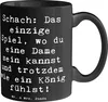 Mr. & Mrs. Panda Tasse Spruch Schach Dame und König - Produktbild-Vorschau 1