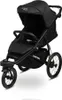 A black stroller is shown against a white background. Náhled obrázku produktu