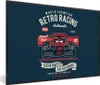 MuchoWow® MuchoWow® Gerahmtes Poster Rennwagen - Vintage - Produktbild-Vorschau 1