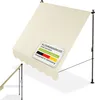 Juskys Klemmmarkise Kapstadt 200x120 cm - Höhenverstellbar, Produktbild-Vorschau 1
