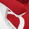 Close-up of the armrest of a red and white office chair. Anteprima dell’immagine prodotto
