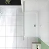 Duschspa Walk-In Dusche 100x200cm Duschwand Gold gebürstet Produktbild-Vorschau 4