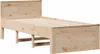 vidaXL Massivholzbett ohne Matratze mit Kopfteil 75x190 cm Produktbild-Vorschau 5