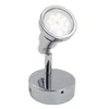Nástěnné svítidlo LED - chromová barva - kov - 8 x 10 cm Náhled obrázku produktu 6
