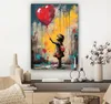 Wanddeko 60x80 cm - Banksy - Mädchen - Luftballon - Herz - Produktbild-Vorschau 7