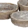 3tlg. Pflanzschale FARMER grau braun Kooboo Rattan Produktbild-Vorschau 2