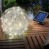 esotec Solar Deko-Drahtkugel ⌀ 25 cm warmweiß mit 50 LEDs Produktbild-Vorschau 3