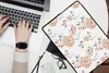 MuchoWow® Laptop Hülle 14 ZollRosen - Gold - Braun - Weiß Produktbild-Vorschau 2