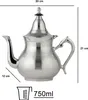 Marocká dekorativní mosazná konvička Nadima silver 750ml Náhled obrázku produktu 2