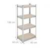 Scaffale per carichi pesanti Relaxdays, A x L x P: 138 x 60 Anteprima dell’immagine prodotto 4
