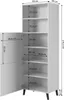 Vitrine Hochvitrine Beistellschrank ABETO 60 schwarz 60 x Produktbild-Vorschau 4