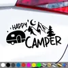 PantherPixel Camper Aufkleber Happy Glücklich Bus Wohnmobil Produktbild-Vorschau 1