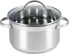 KRÜGER Fleischtopf Ohio Edelstahl 24 cm 5,5 l, Glasdeckel Produktbild-Vorschau 3
