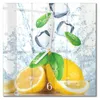 Tulup Glasuhr Wanduhr Küchenuhr Echt-Glas 30x30 cm Modern Produktbild-Vorschau 1